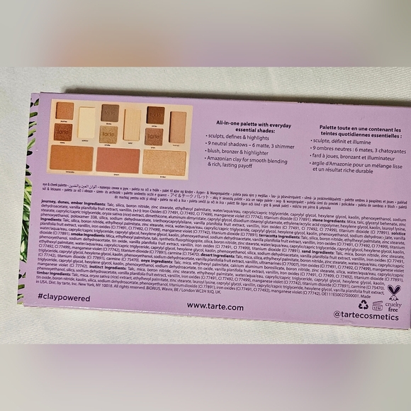 BRAND NEW 💥 Tarte Clay Play Volume 2 Eye & Cheek Pallete High Performance - Picture 3 of 7